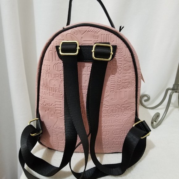 Juicy Couture Backpack Pink Black Brand New with Tags main image 7